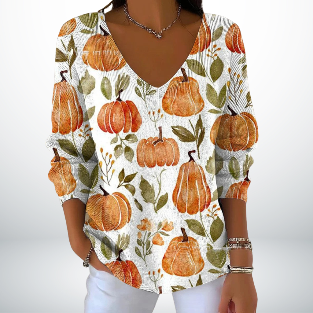 Éveline | Blød V-hals Pullover