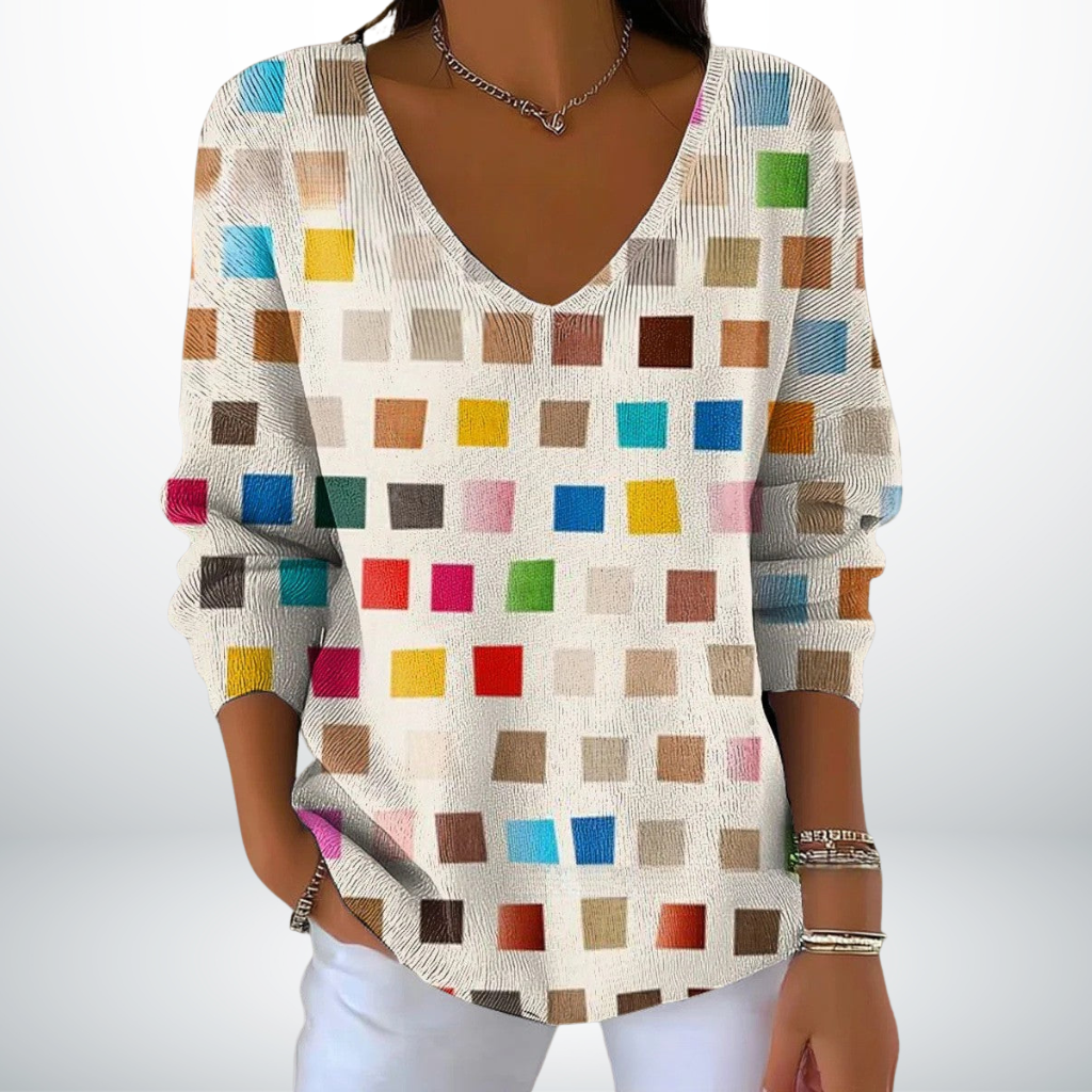 Éveline | Klassisk V-hals Sweater