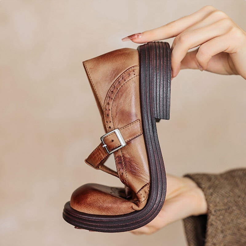 Maja - Eleganckie Buty Skórzane